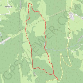 Trace GPS Col de Richemond - Crêt de Beauregard, itinéraire, parcours