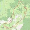 Trace GPS Randonnée sur les hauteurs de Mandailles-Saint-Julien (Cantal), itinéraire, parcours