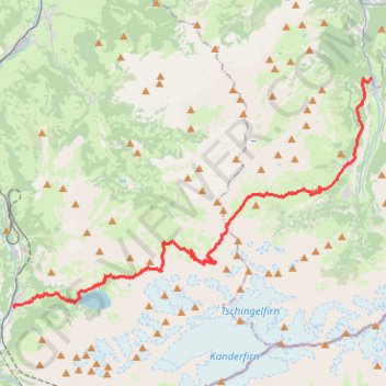 Trace GPS Randonnée Suisse, itinéraire, parcours