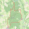 Trace GPS Attelage - Forêt et Panoramas - forêt de Réno-Valdieu, itinéraire, parcours