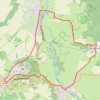 Trace GPS Autour de Vézelay, itinéraire, parcours