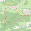 Trace GPS Sommet du Mont et Roche Ronde depuis Saurat, itinéraire, parcours