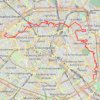 Trace GPS Paris portes Maillot - Dorée, itinéraire, parcours