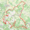 Trace GPS entre Bercloux et Sainte Meme, itinéraire, parcours