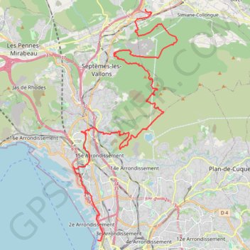 Trace GPS FULL MOON Trail 2022 Phocea, itinéraire, parcours