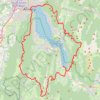 Trace GPS Tour du lac d’Annecy par le GRP J1, itinéraire, parcours