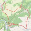 Trace GPS Promenade du Ri des Forges (Houyet), itinéraire, parcours
