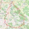 Trace GPS Pons vers Clion et St Genis 41kms, itinéraire, parcours