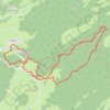 Trace GPS Le Mont Fier en raquettes - Prémanon, itinéraire, parcours