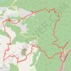 Trace GPS Boucle au dessus de Fréjus, itinéraire, parcours