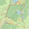 Trace GPS 3 lacs dans les Vosges, itinéraire, parcours