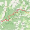 Trace GPS Chemin de Saint-Guilhem-le-Désert - jour 8/14 - du Rozier à ..., itinéraire, parcours