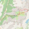Trace GPS Crête du Pic de Courtal Subra au Puig de Lanós par les Bésines, itinéraire, parcours