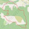 Trace GPS Tour de la montagne Saint-Michel, itinéraire, parcours