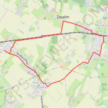 Trace GPS SDB-Zwalm-6.2km, itinéraire, parcours