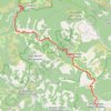 Trace GPS GR70 Etape 11 Cassagnas St Etienne VF 24 km, itinéraire, parcours