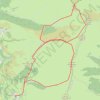 Trace GPS Pic du Lion et sommet de Pouyaué depuis Mont, itinéraire, parcours