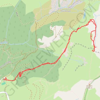 Trace GPS Lac de Charlet (AR) - Saint Honoré 1500 - La Mure (38), itinéraire, parcours