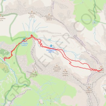 Trace GPS Pic de la Géla, itinéraire, parcours