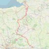Trace GPS Voie 2ème DB : Avranches - Vitré, itinéraire, parcours