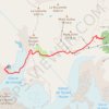 Trace GPS 29.07.2017 Marche d'approche Cabane des Dix, itinéraire, parcours