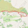 Trace GPS Notre-Dame de Calern depuis le Col de l'Êcre, itinéraire, parcours