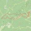 Trace GPS Mont Sainte-Odile - Rothlach, itinéraire, parcours