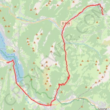 Trace GPS 6-5008-maison ski, itinéraire, parcours