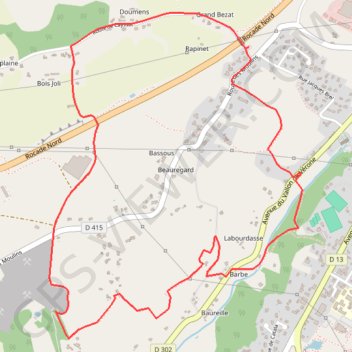 Trace GPS Foulayronnes, les ailes du moulin de Talives - Pays de l'Agenais, itinéraire, parcours