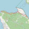 Trace GPS Randonnée de Anse Lazio à Anse Georgette aux Seychelles, itinéraire, parcours