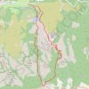 Trace GPS Caroux-Gorges Colombieres, itinéraire, parcours