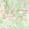 Trace GPS Le Crest Aurieres Saulzet le Froid Cournol, itinéraire, parcours