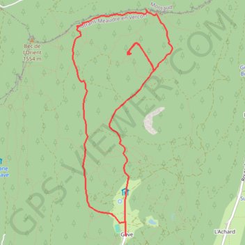 Trace GPS 38-528, itinéraire, parcours
