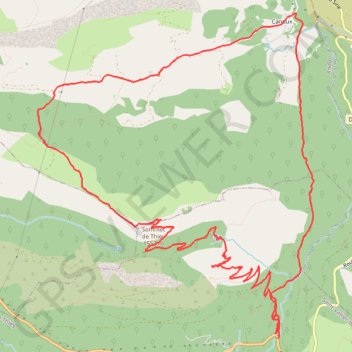 Trace GPS La montagne de Thiey, itinéraire, parcours