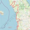 Trace GPS ETAPE 01 _V4 Yquelon/Barneville, itinéraire, parcours
