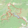 Trace GPS Autour du barrage de la Verne, itinéraire, parcours