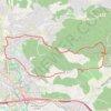 Trace GPS Plateau de Bibémus - Aix-en-Provence, itinéraire, parcours