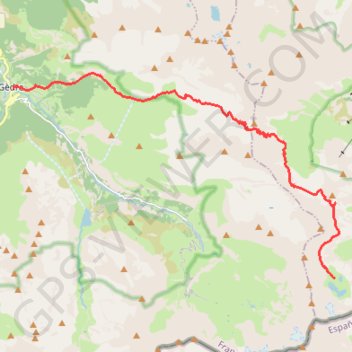Trace GPS Barroude-Gèdre, itinéraire, parcours