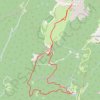 Trace GPS Raquettes et ski de rando au Charmant Som, itinéraire, parcours