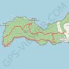 Trace GPS Randonnée Capu di Muru, itinéraire, parcours
