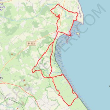 Trace GPS 2 - VDSC Route 68km, itinéraire, parcours