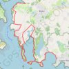 Trace GPS Tour du Golfe du Morbihan - Baden, itinéraire, parcours