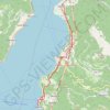 Trace GPS Lac de Come - Dergio Varenna, itinéraire, parcours