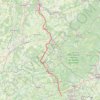 Trace GPS Onans-Nancy, itinéraire, parcours