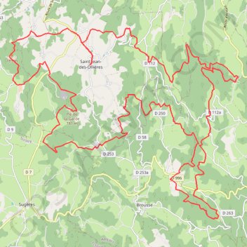 Trace GPS Trail des Piqueurs, itinéraire, parcours