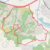 Trace GPS Rocher de Roquebrune - Les Trois Croix, itinéraire, parcours