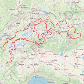 Trace GPS Briançon - Alberville, itinéraire, parcours