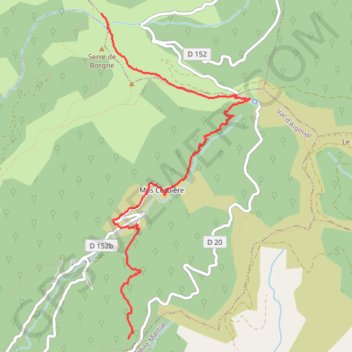 Trace GPS Col de l'homme mort Col du Bès par l'Asclier, itinéraire, parcours