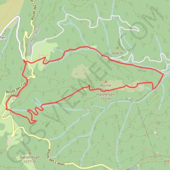 Trace GPS Le vallon du Col Amic, itinéraire, parcours