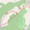 Trace GPS Les Grès de Sainte-Anne, itinéraire, parcours
